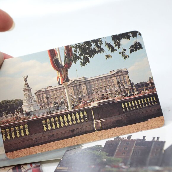 Vintage 80s Fax Pax London UK Info Picture Cards Big Ben Buckingham Palace - Picture 5 of 16